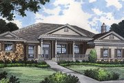 Colonial Style House Plan - 4 Beds 3 Baths 2792 Sq/Ft Plan #417-334 
