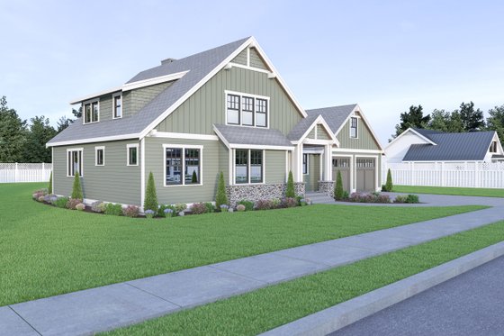 Exterior - Other Elevation for Craftsman House Plan #1070-67 - 3 bed, 2.5 bath