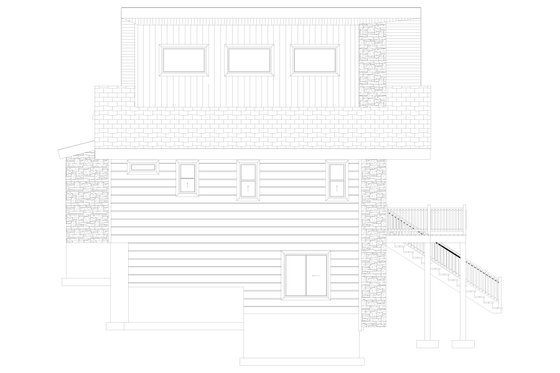 Exterior - Other Elevation for Modern House Plan #1060-365 - 3 bed, 2.5 bath