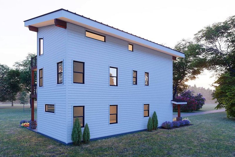 House Design - Exterior - Other Elevation 4 for Contemporary House Plan #932-1226 - 3 bed, 3.5 bath
