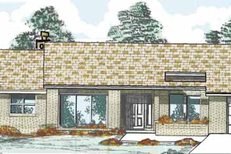 Home Plan - Ranch Exterior - Front Elevation Plan #52-258