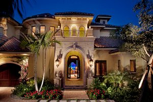 Dream House Plan - Mediterranean Exterior - Front Elevation Plan #1017-171