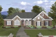 Craftsman Style House Plan - 4 Beds 3.5 Baths 2000 Sq/Ft Plan #56-688 Exterior 