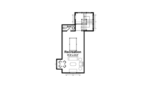 Floor Plan - Other Floor for Country House Plan #928-214 - 5 bed, 4.5 bath