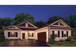 Exterior - Front Elevation 3 for Country House Plan #930-362 - 3 bed, 2 bath
