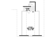 European Style House Plan - 3 Beds 2 Baths 1986 Sq/Ft Plan #81-1024 