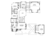 Traditional Style House Plan - 4 Beds 2.5 Baths 4600 Sq/Ft Plan #132-504 