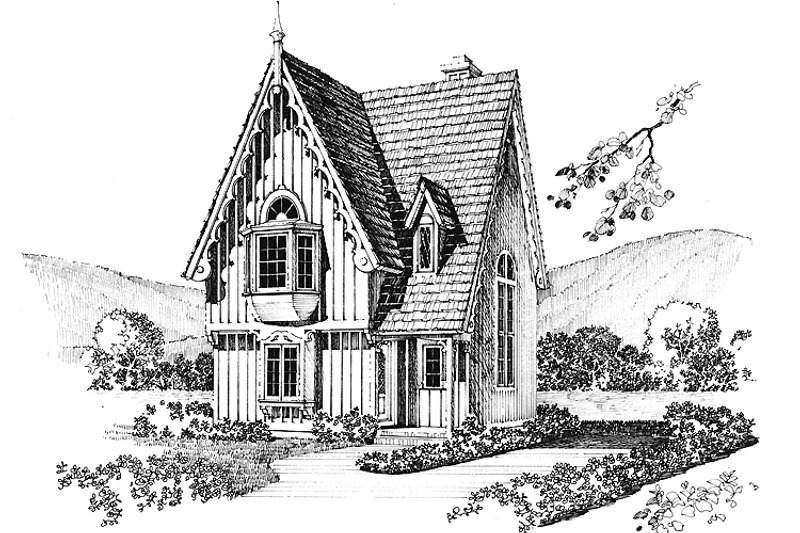 Dream House Plan - Craftsman Exterior - Front Elevation Plan #1016-2