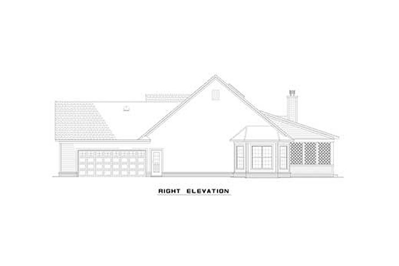 House Plan Design - Exterior - Other Elevation 1 for Farmhouse House Plan #17-454 - 4 bed, 3.5 bath