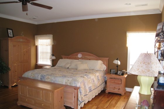 Interior - Master Bedroom for Country House Plan #44-155 - 3 bed, 2.5 bath