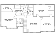 Traditional Style House Plan - 5 Beds 3.5 Baths 3440 Sq/Ft Plan #1060-32 