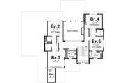 Cottage Style House Plan - 5 Beds 3.5 Baths 2891 Sq/Ft Plan #455-408 