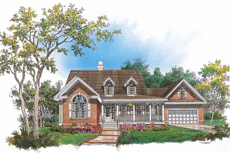 Dream House Plan - Country Exterior - Front Elevation Plan #929-637