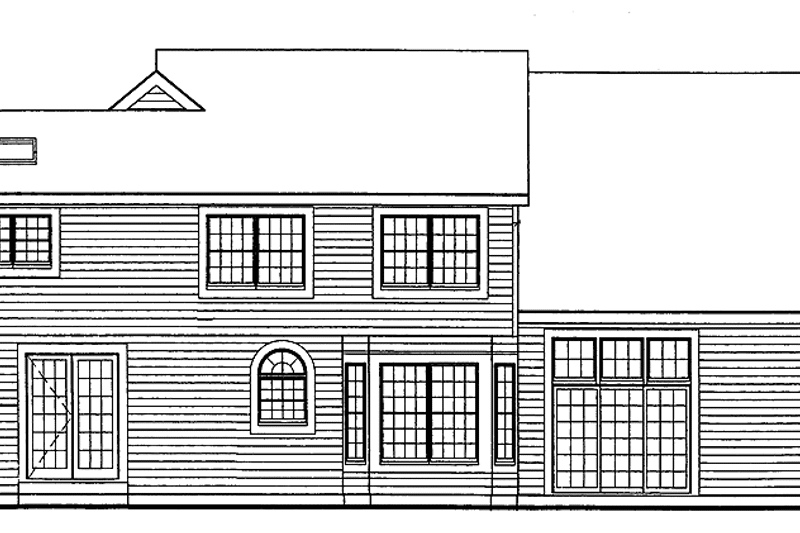 Dream House Plan - Exterior - Rear Elevation for Victorian House Plan #314-209 - 4 bed, 2.5 bath