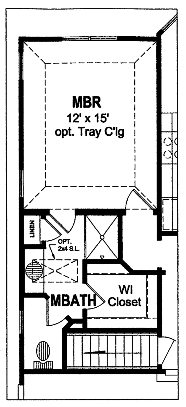 Home Plan - Ranch Floor Plan - Other Floor Plan #316-238