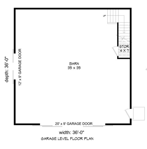 Farmhouse Floor Plan - Main Floor Plan #932-75