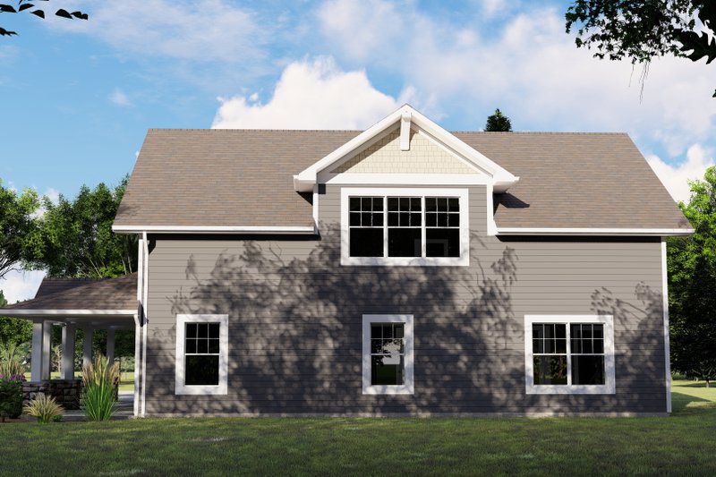 House Blueprint - Exterior - Other Elevation for Country House Plan #1064-74 - 1 bed, 1.5 bath