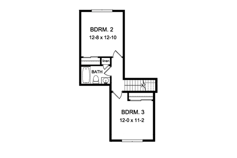 Dream House Plan - Floor Plan - Upper Floor for Country House Plan #1010-153 - 3 bed, 2.5 bath