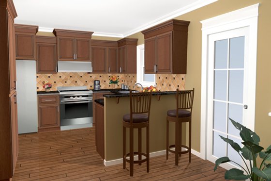 Photo 4 for Ranch House Plan #21-141 - 3 bed, 2 bath