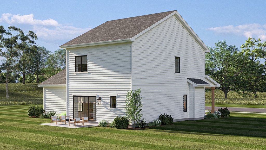 Exterior - Other Elevation 2 for Traditional House Plan #455-792 - 3 bed, 2.5 bath