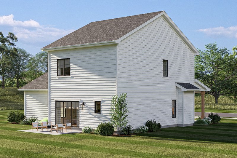 Dream House Plan - Exterior - Other Elevation 2 for Traditional House Plan #455-792 - 3 bed, 2.5 bath