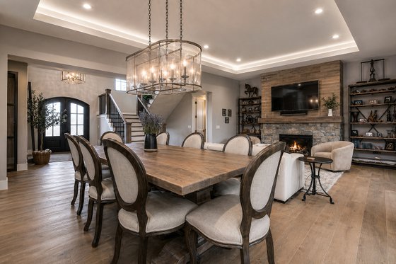Interior - Dining Room for Craftsman House Plan #928-321 - 4 bed, 6.5 bath