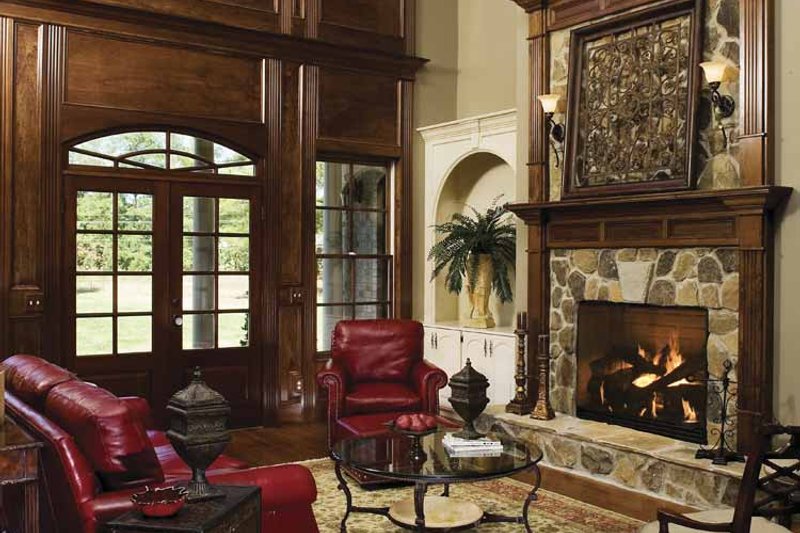 Home Plan - Interior - Family Room for Country House Plan #929-678 - 5 bed, 4.5 bath