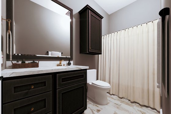 Interior - Bathroom for Barndominium House Plan #44-296 - 3 bed, 2 bath