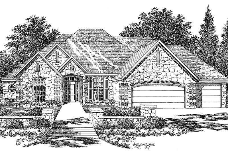 Home Plan - Country Exterior - Front Elevation Plan #310-1102