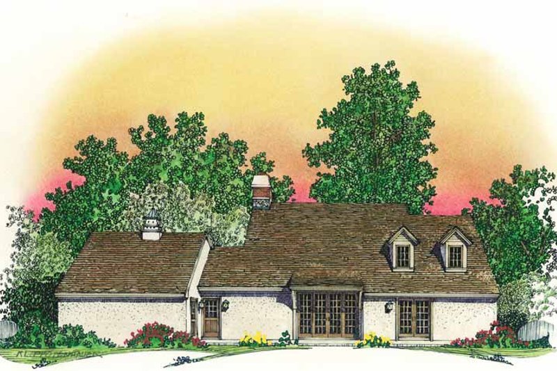 Dream House Plan - Exterior - Rear Elevation for Country House Plan #1016-81 - 3 bed, 2 bath