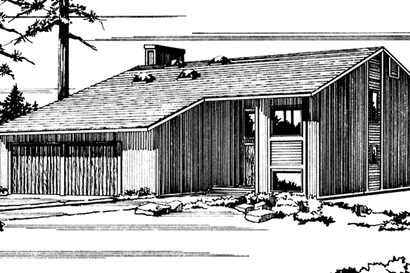 House Design - Prairie Exterior - Front Elevation Plan #320-1334