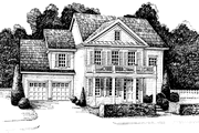 Classical Style House Plan - 4 Beds 2.5 Baths 2570 Sq/Ft Plan #927-569 Exterior 