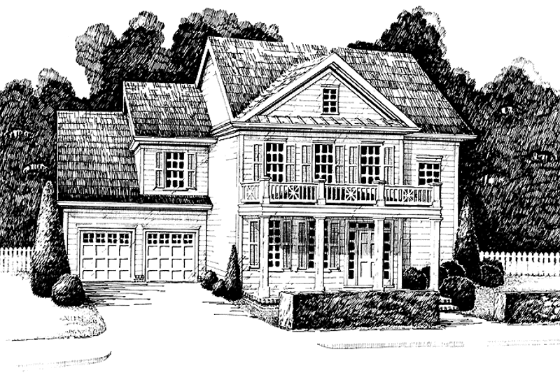 Home Plan - Exterior - Front Elevation 3 for Classical House Plan #927-569 - 4 bed, 2.5 bath
