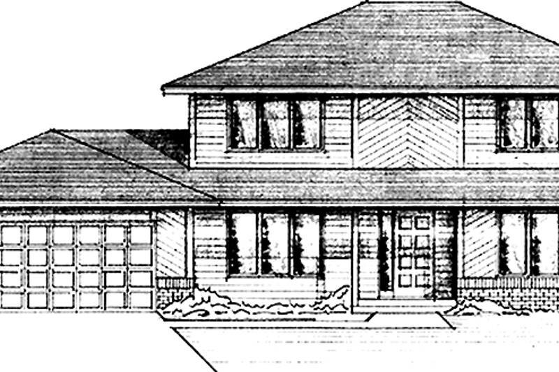 House Plan Design - Contemporary Exterior - Front Elevation Plan #51-815