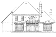 European Style House Plan - 3 Beds 2.5 Baths 2335 Sq/Ft Plan #929-199 