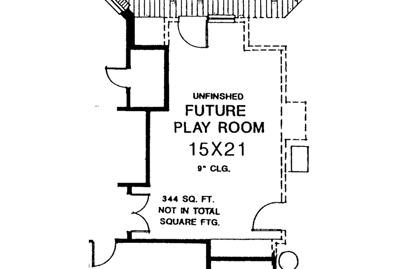 Home Plan - Floor Plan - Other Floor for European House Plan #310-1174 - 4 bed, 4.5 bath