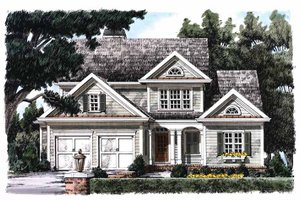 Country Exterior - Front Elevation Plan #927-841
