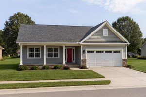 Ranch Exterior - Front Elevation Plan #20-2271