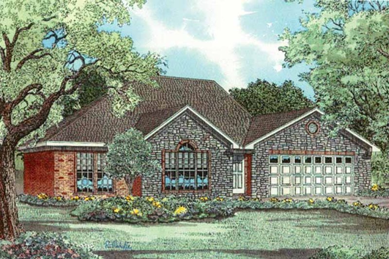 Dream House Plan - Country Exterior - Front Elevation Plan #17-3156
