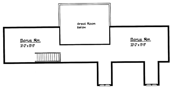 Home Plan - Ranch Floor Plan - Other Floor Plan #1051-11