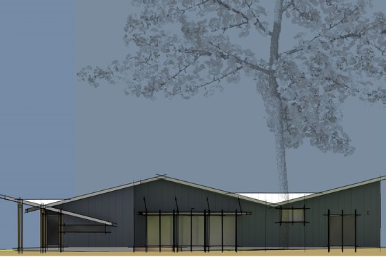 Exterior - Other Elevation 7 for Modern House Plan #450-4 - 3 bed, 2 bath