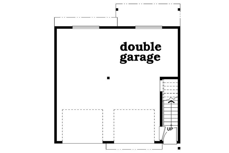 Dream House Plan - Floor Plan - Main Floor for Country House Plan #47-1096 - 1 bed, 1 bath
