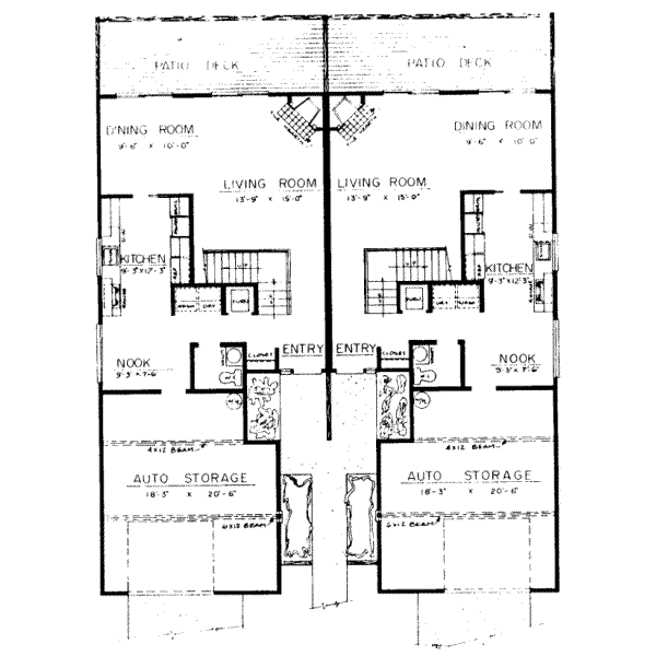 Contemporary Floor Plan - Main Floor Plan #303-234