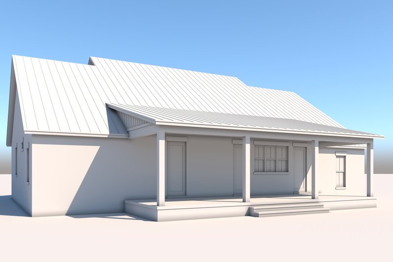 Dream House Plan - Exterior - Rear Elevation for Farmhouse House Plan #430-322 - 3 bed, 2.5 bath