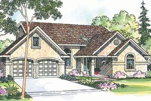 Traditional Exterior - Front Elevation Plan #124-354