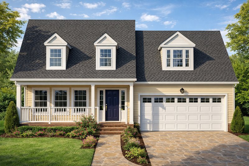 Dream House Plan - Traditional Exterior - Front Elevation Plan #1053-41