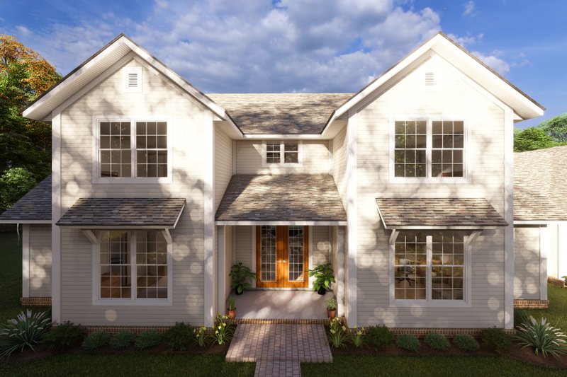 Dream House Plan - Exterior - Other Elevation 4 for Farmhouse House Plan #513-2223 - 4 bed, 3.5 bath