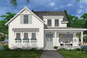 Farmhouse Exterior - Front Elevation Plan #51-1274