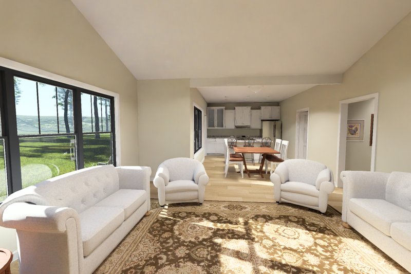 Home Plan - Interior - Family Room 3 for Cottage House Plan #513-2489 - 3 bed, 3 bath