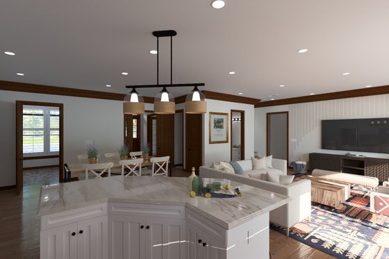 Interior - Kitchen 2 for Mediterranean House Plan #1060-420 - 3 bed, 2.5 bath